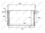 NRF 58509 Radiator, racire motor