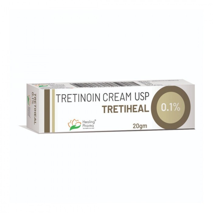 Crema Anti-Rid, Healing Pharma, TretiHeal, Anti-Acnee, Tretinoin 0.1%, 20gr