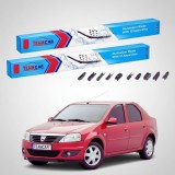 Cumpara ieftin Ștergătoare Dacia Logan I Sedan 2004-2012 | Set Față Flat Premium &ndash; TeamCar&reg;