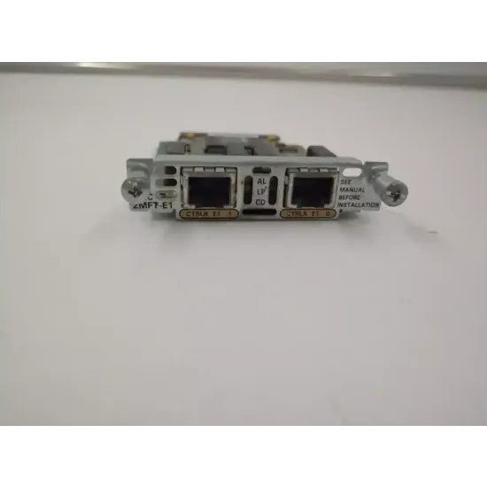 CISCO VWIC-2MFT-E1 2-PORT T1/E1 MULTIFLEX TRUNK VOICE/WAN
