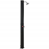 Dus Solar de Gradina Outsunny Incalzit 55&deg; pentru Exterior, 35L cu Mixer, Negru | Aosom Romania