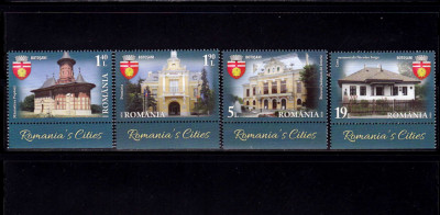 RO 2020 LP 2269 &amp;quot;Orasele Romaniei - Botosani &amp;quot; , serie+tabs ( RO sau EN !) , MNH foto