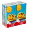 șervețele Nazale, Fiorevita, Autobuz școlar, 3 Straturi, Set 4 Bucăți, Multicolor