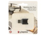 Cititor card Kingston USB 3.2 Gen 1 negru, memorie USB rapidă