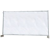 Prelată Gard Construcție Albă, 1.76m x 3.41m, Protecție și Acoperire