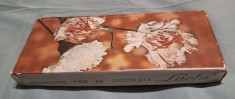 LACTA - bomboane fine de ciocolata, cutie goala, bomboane romanesti fabricate la CIBO Brasov, in anul 1970