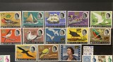 PC308 - PITCAIRN ISLANDS 1967 Vapoare/ Pasari, serie MNH, 13v