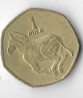 Moneda 1 pula 2007 - Botswana foto
