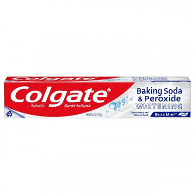 Pasta de Dinti, Colgate, Baking Soda &amp;amp; Peroxide, Efect de Albirea Dintilor Intensiv, 170gr foto