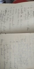 Carnetel cu insemnari radu Beligan cca 1950