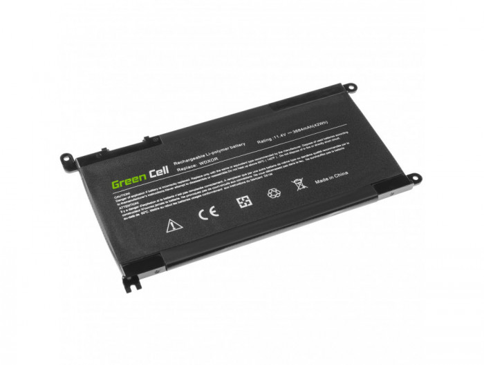 Baterie compatibila Laptop, Dell, Inspiron 15 P66F, P75F, 13 P69G, P69G001, 3CRH3, T2JX4, 11.4V, 3684 mAh, 39Wh