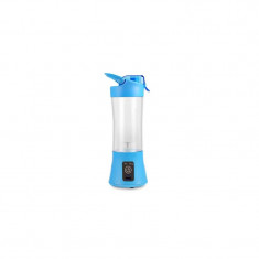 Mini blender Juice Qllipin, portabil, 380ml, Gonga® Albastru
