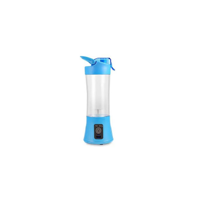 Mini blender Juice Qllipin, portabil, 380ml, Gonga&amp;reg; Albastru foto