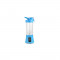 Mini blender Juice Qllipin, portabil, 380ml, Gonga&reg; Albastru