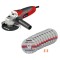 Polizor unghiular , flex Einhell 850 W + 10 discuri taiere 125x1x22.23 mm / 10