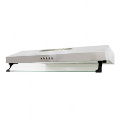 Hota bucatarie Hausberg, 80 W, 1 motor, 300 mc/h, 60 cm, Inox foto