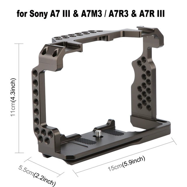 Veo Camera Hulk Cage Stabilizer pentru Sony A7 III și A7M3 / A7R3 și A7R III pen