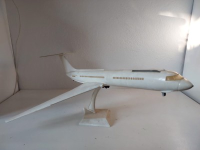 Jucarie veche macheta avion aeromodel vechi VEB Plasticart DDR anii 70-80 foto