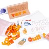 Puzzle de cuvinte, joc din lemn pentru &icirc;nvățarea cuvintelor cu cărți &icirc;n limba engleză
