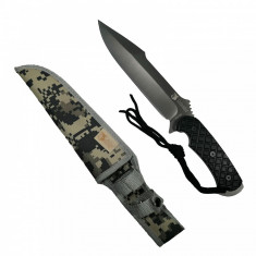 Cutit de vanatoare camping Bowie Knife 31 cm husa cadou foto