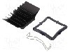Radiator extrudat, aluminiu, 31mm x 31mm, neagra, Advanced Thermal Solutions - ATS-51310K-C1-R0