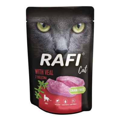 Rafi Cat Adult Pat&amp;eacute; with Veal 100 g foto