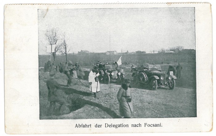 4362 - FOCSANI, Military, old cars, Romania - old postcard - unused