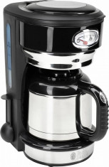 Cafetiera Russell Hobbs Retro Classic Noir 21711-56, carafa termala foto