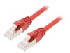 Patch cord ETHERLINE Cat.6a S/FTP LSZH Roșu 3m