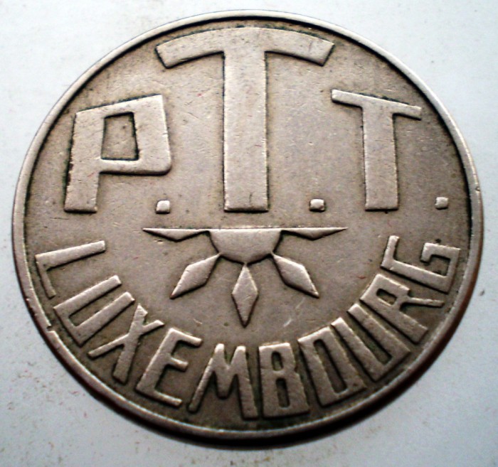 2.360 JETON TELEFON LUXEMBURG LUXEMBOURG PTT