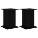 vidaXL Suport pentru plante 2 pcs Negru 30,5 x 30 x 43 cm 899801