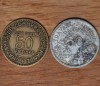Franta - set monede istorice - 50 centimes 1922 1942 variante cupru si aluminiu, Europa