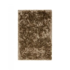 Covor pufos maro inchis 132x60cm