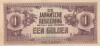 Bancnota Indiile Olandeze 1 Gulden (1942) - P123c UNC ( ocupatia japoneza - vezi descriere )