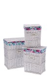 Cumpara ieftin Set 3 cosuri rufe Jiaume 32 x 20,5 x 39,5, 39 x 28 x 44,5, 46 x 34,5 x 56 cm