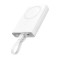 Powerbank Joyroom JR-PBM01 magnetic 10000mAh 20W cu suport + cablu Lightning - USB-C - alb (Ambalaj deschis)