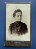 Fotografie CDV - Domnisoara - Atelier Scherling - Satu Mare