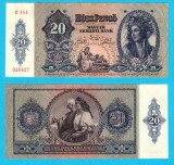 Ungaria (pick 109) 20 Pengo 1941 UNC-; serie: C 141 049427