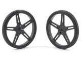 Ax Negru Crestătură D 70mm 3mm