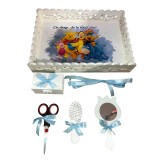 Cumpara ieftin Tavita pentru Mot cu 6 Piese - Winnie si Prietenii - TPM58 Alb cu Bleu