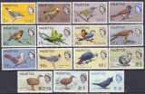 DB1 Fauna Pasari 1965 Mauritius 15 v. MNH Atentie 2 poze