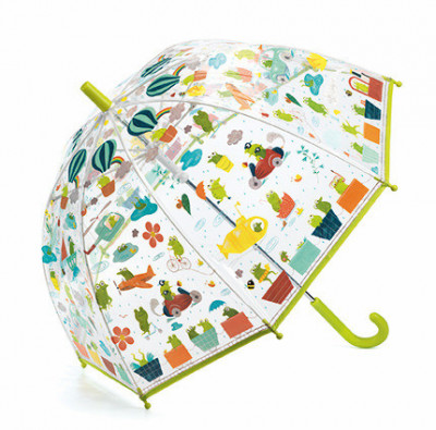 Umbrela colorata Djeco Broscute foto