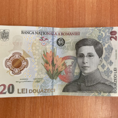 România, bancnota 20 lei 2021, Ecaterina Teodoroiu