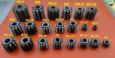 L6 Freza melc modul HSS frezat danturat FD 250 320 400 500 630 800 1 foto