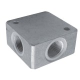Placa distributie aer cu o intrare 1/4&quot; si 3 iesiri 1/4&quot; 21 bari MA0135.6