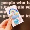 Set de 3 clame clips - Blue Rainbow, Superbaby