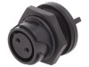 Conector Circular Soclu Mamă 2 PIN Aurit THT Buccaneer 4000