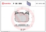 BREMBO P 06 096 PRIME LINE set placute frana,frana disc