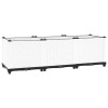Strat inaltat gradina Gossi, 120x40x38 cm, polipropilena, alb, jardiniera legume, ghiveci flori