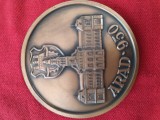 MEDALIE orasul ZIRIDAVA -ARAD , 950 de ani de la prima atestare documentara , diametru 60 mm .